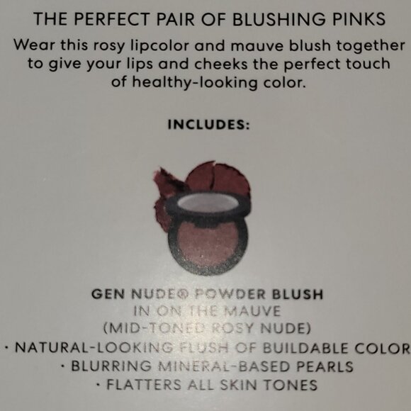 Bare Minerals Rosy Days Blush Matte Liquid Lip On The Mauve Friendship Nude Kit - Picture 3 of 8